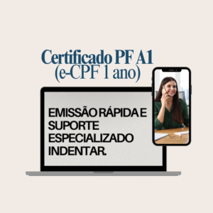 Certificado Digital Pessoa Física A1 (e-CPF A1) Validade de 12 Meses