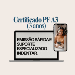 Certificado Digital Pessoa Física A3 (e-CPF A3) –3 Anos (sem token)